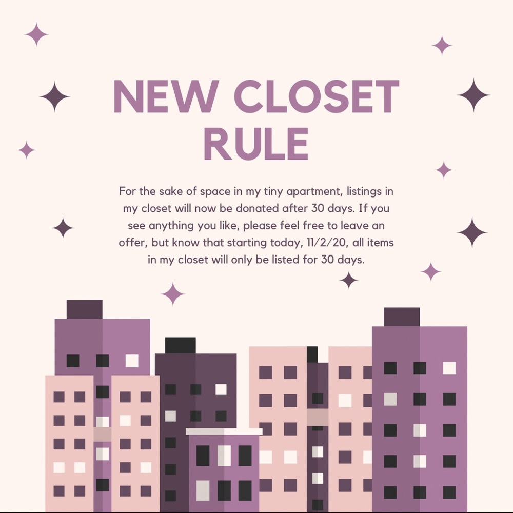 NEW CLOSET RULE